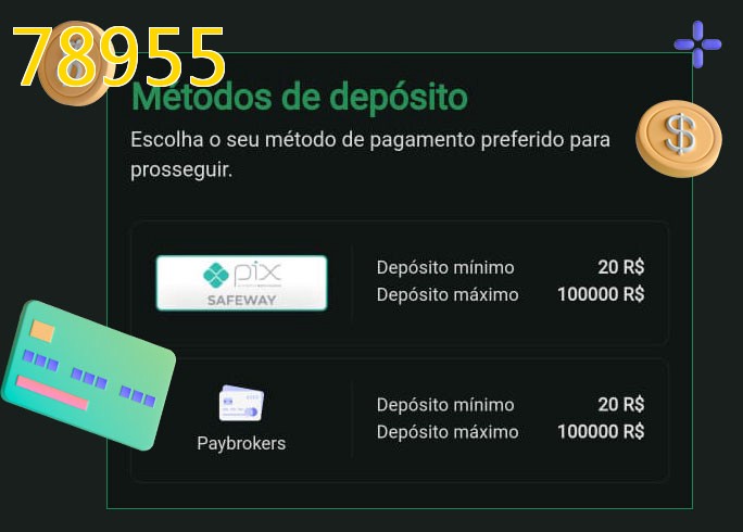 O cassino 78955bet oferece uma grande variedade de métodos de pagamento